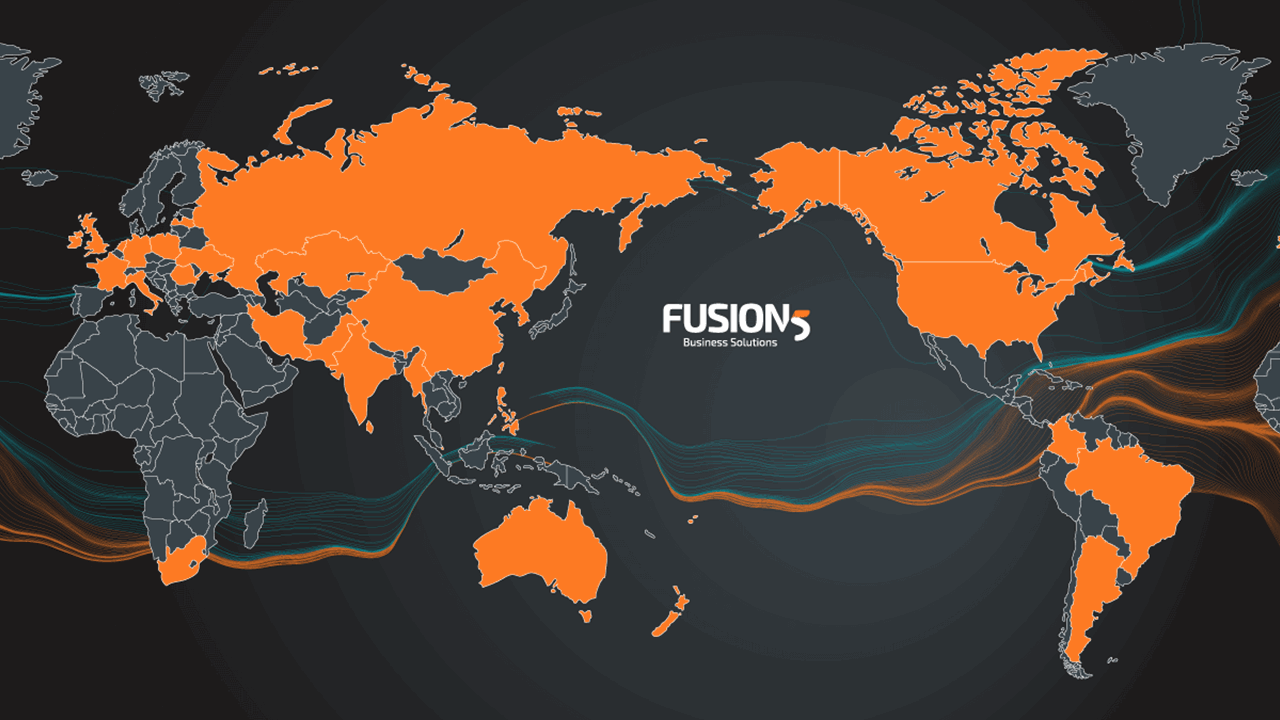 Fusion5 World Map