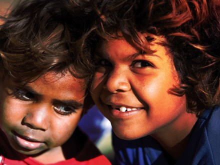 Two Aboriginal Children