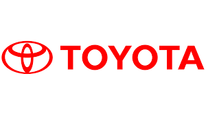 Toyota logo in red